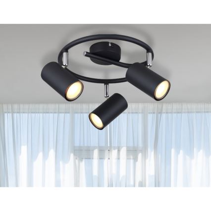 Globo - Kohtvalgusti 3xGU10/25W/230V must