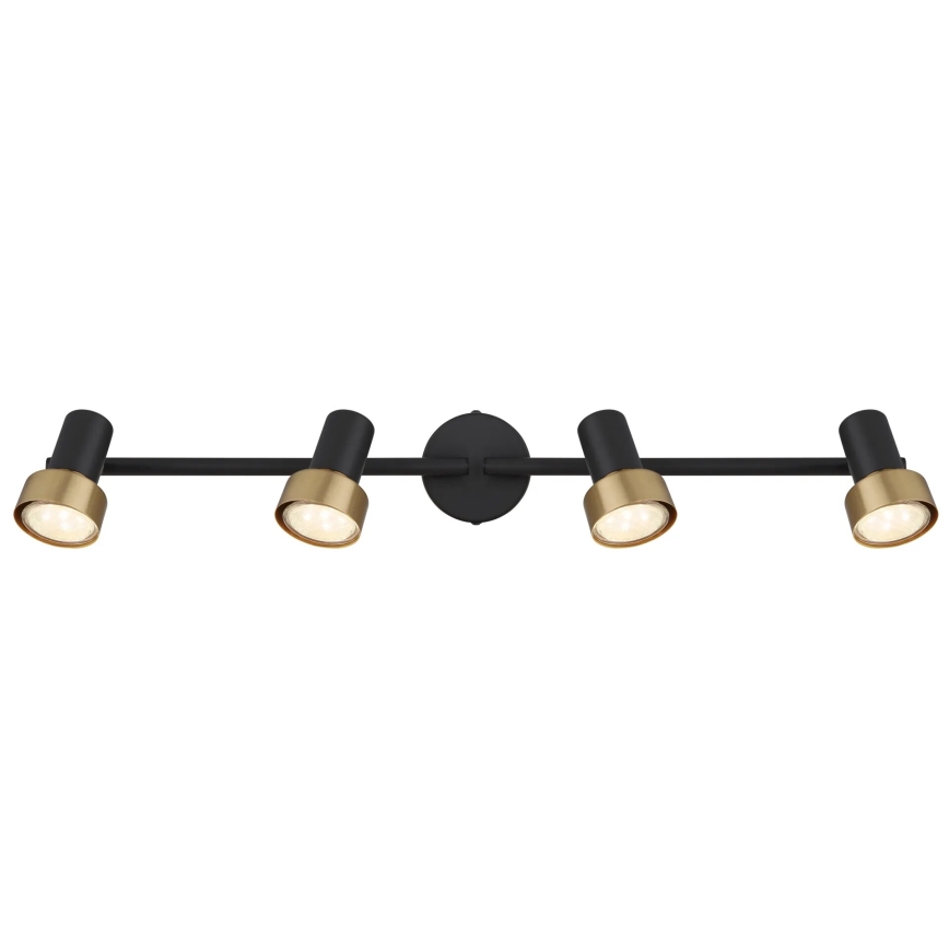 Globo - Kohtvalgusti  4xGU10/25W/230V must/kuldne