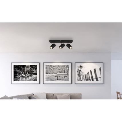 Globo - Kohtvalgusti 3xGU10/25W/230V must