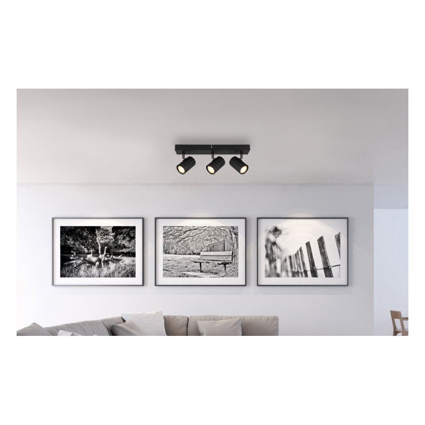 Globo - Kohtvalgusti 3xGU10/25W/230V must