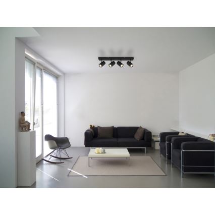 Globo - Kohtvalgusti 4xGU10/25W/230V must