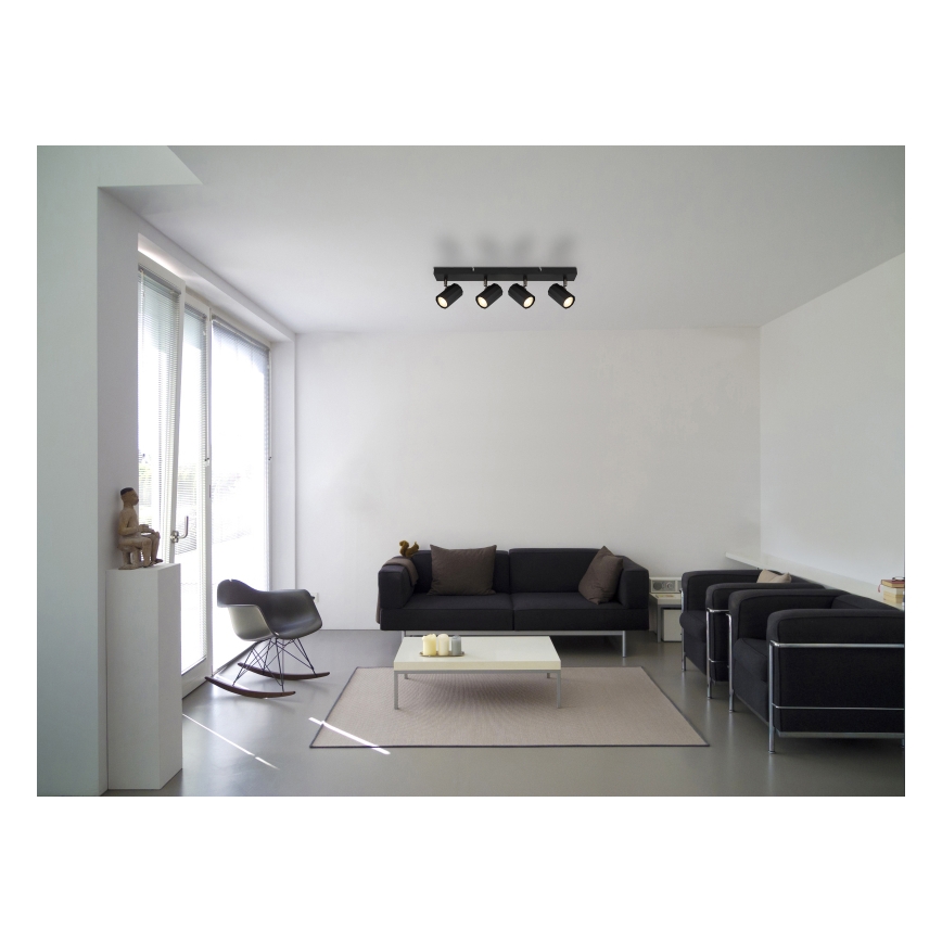 Globo - Kohtvalgusti 4xGU10/25W/230V must