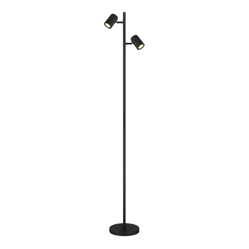 Globo - Põrandalamp 2xGU10/5W/230V must