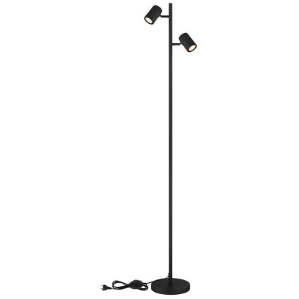 Globo - Põrandalamp 2xGU10/5W/230V must