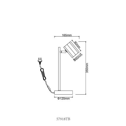 Globo - Laualamp 1xGU10/5W/230V must