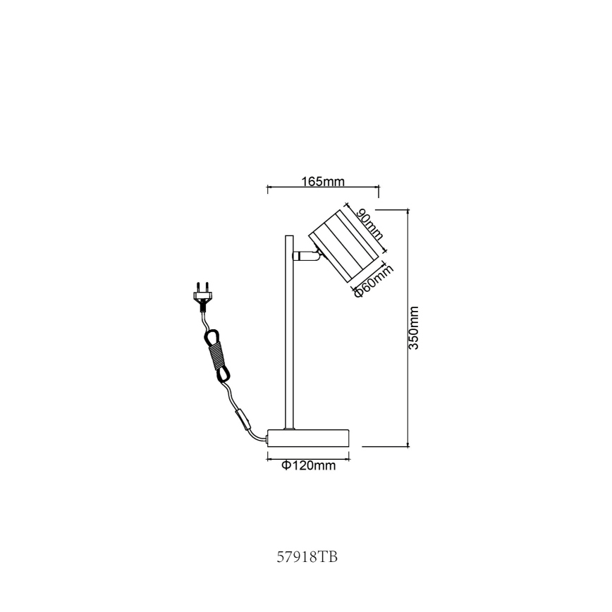 Globo - Laualamp 1xGU10/5W/230V must