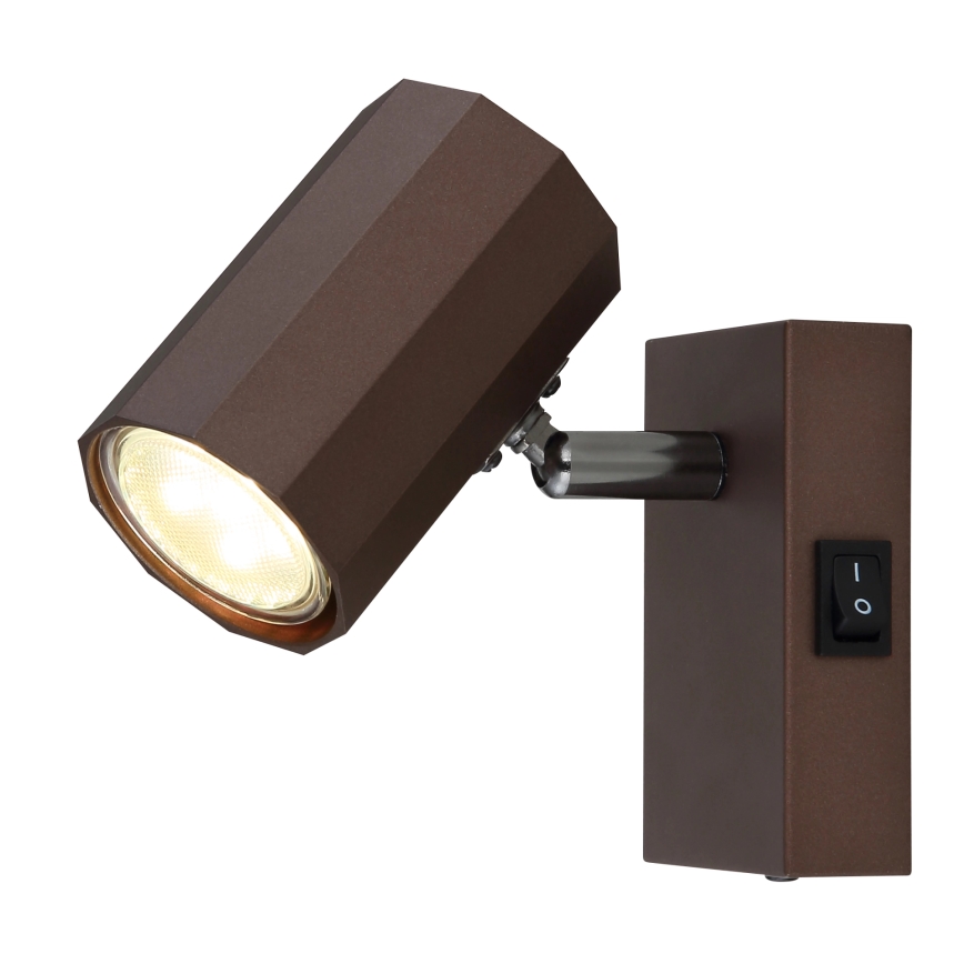 Globo - Kohtvalgusti seinale 1xGU10/25W/230V pruun