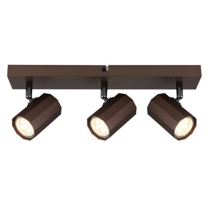 Globo - Kohtvalgusti 3xGU10/25W/230V pronks