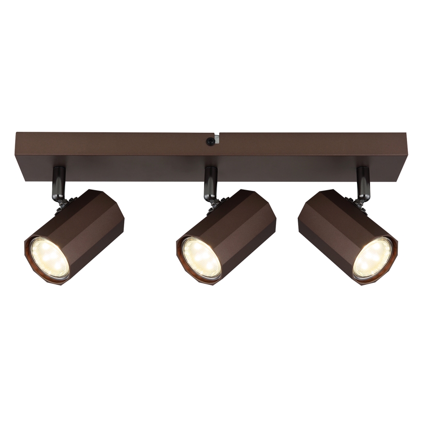 Globo - Kohtvalgusti 3xGU10/25W/230V pronks