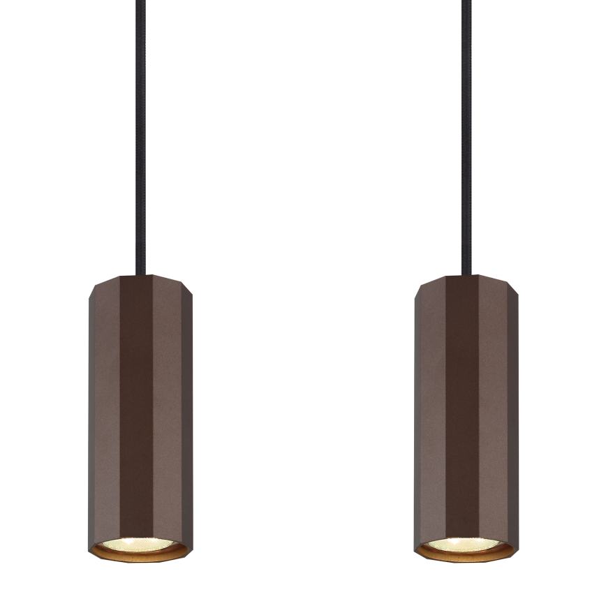 Globo - Lühter 4xGU10/25W/230V pronks