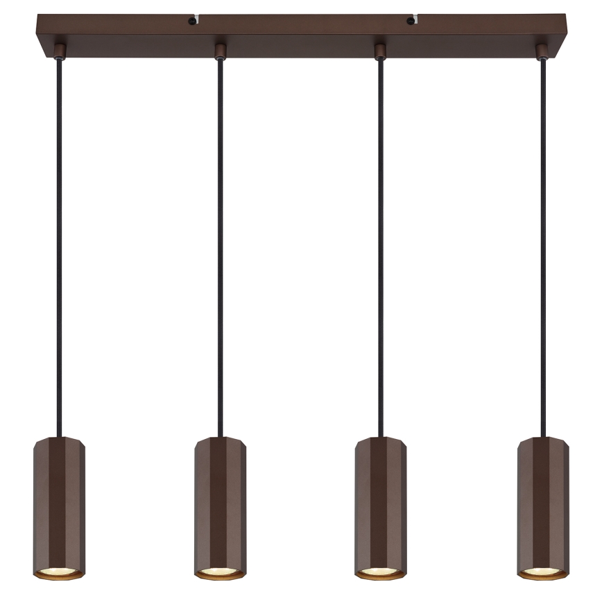 Globo - Lühter 4xGU10/25W/230V pronks