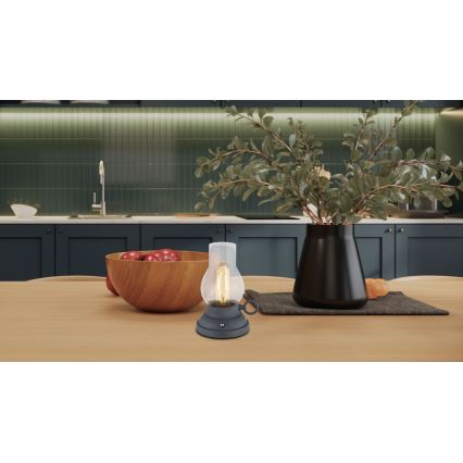 Globo - LED Hämardatav laetav puutetundlik laualamp LED/1W/3,7V 1200 mAh antratsiit