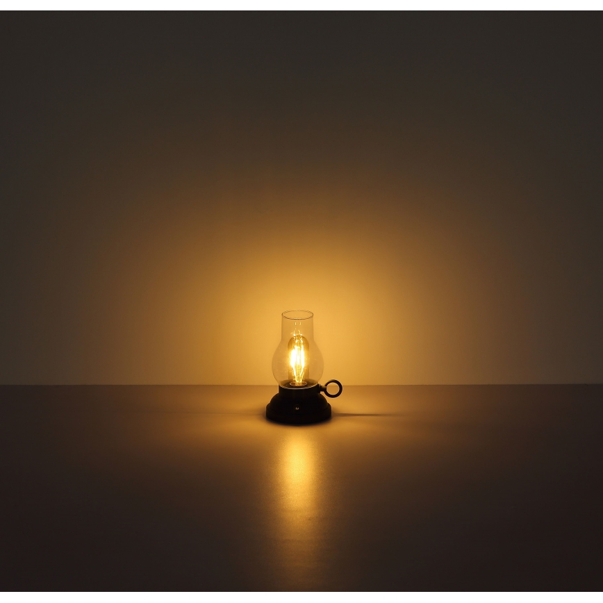 Globo - LED Hämardatav laetav puutetundlik laualamp LED/1W/3,7V 1200 mAh antratsiit