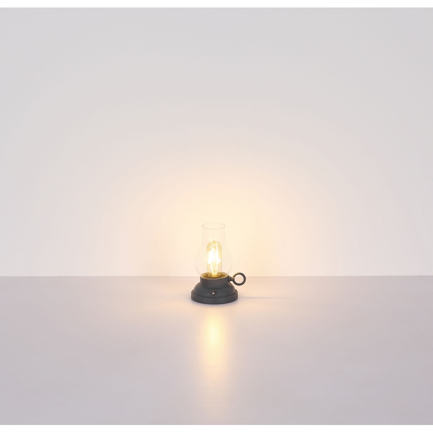 Globo - LED Hämardatav laetav puutetundlik laualamp LED/1W/3,7V 1200 mAh antratsiit