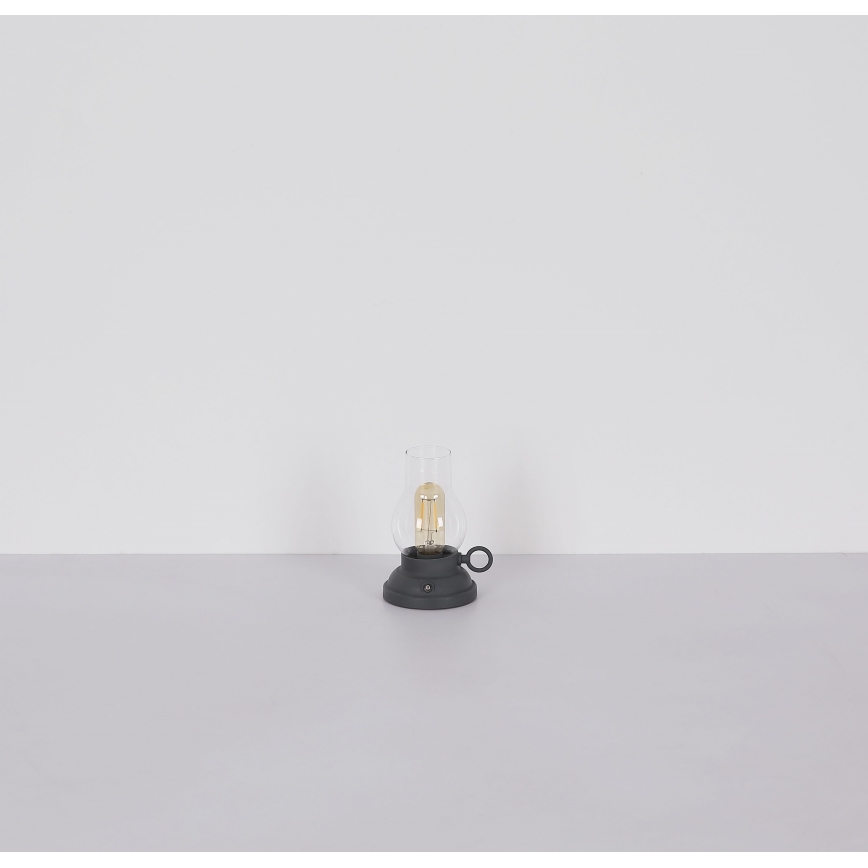 Globo - LED Hämardatav laetav puutetundlik laualamp LED/1W/3,7V 1200 mAh antratsiit
