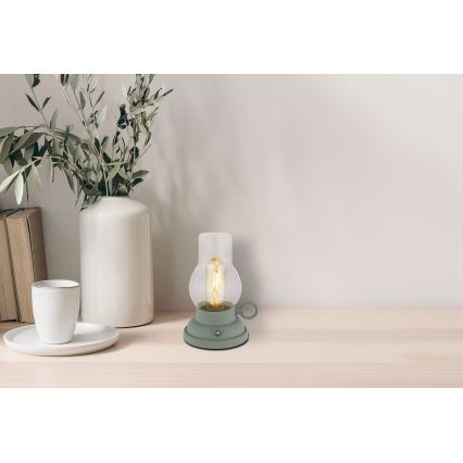 Globo - LED Hämardatav laetav puutetundlik laualamp LED/1W/3,7V 1200 mAh roheline