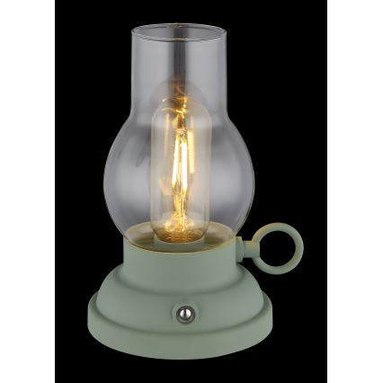 Globo - LED Hämardatav laetav puutetundlik laualamp LED/1W/3,7V 1200 mAh roheline