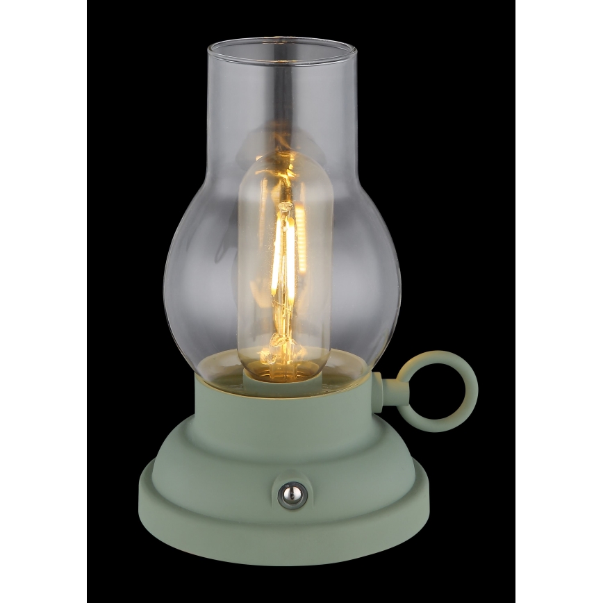 Globo - LED Hämardatav laetav puutetundlik laualamp LED/1W/3,7V 1200 mAh roheline