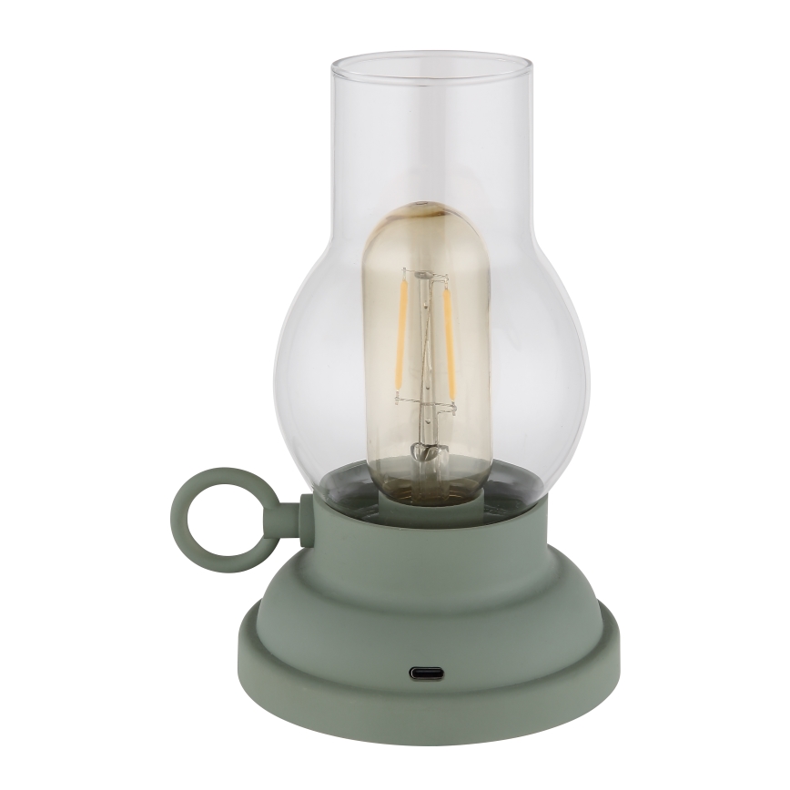 Globo - LED Hämardatav laetav puutetundlik laualamp LED/1W/3,7V 1200 mAh roheline