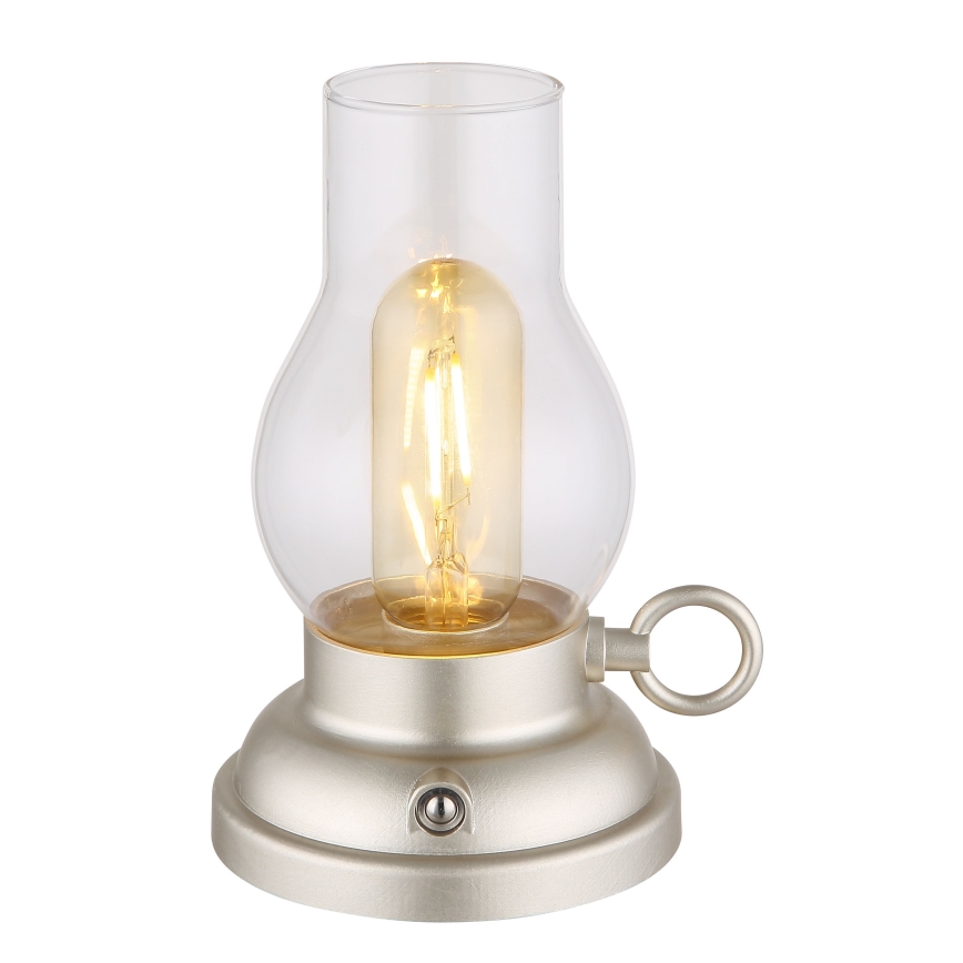 Globo - LED reguleeritav laetav puutetundlik lauavalgusti LED/1W/3,7V 1200 mAh mattkroom