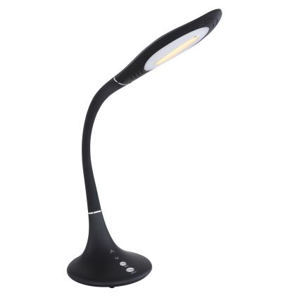 Globo - LED hämardatav puutekontrolliga painduv laualamp LED/9W/230V 3000/4000/6500K must