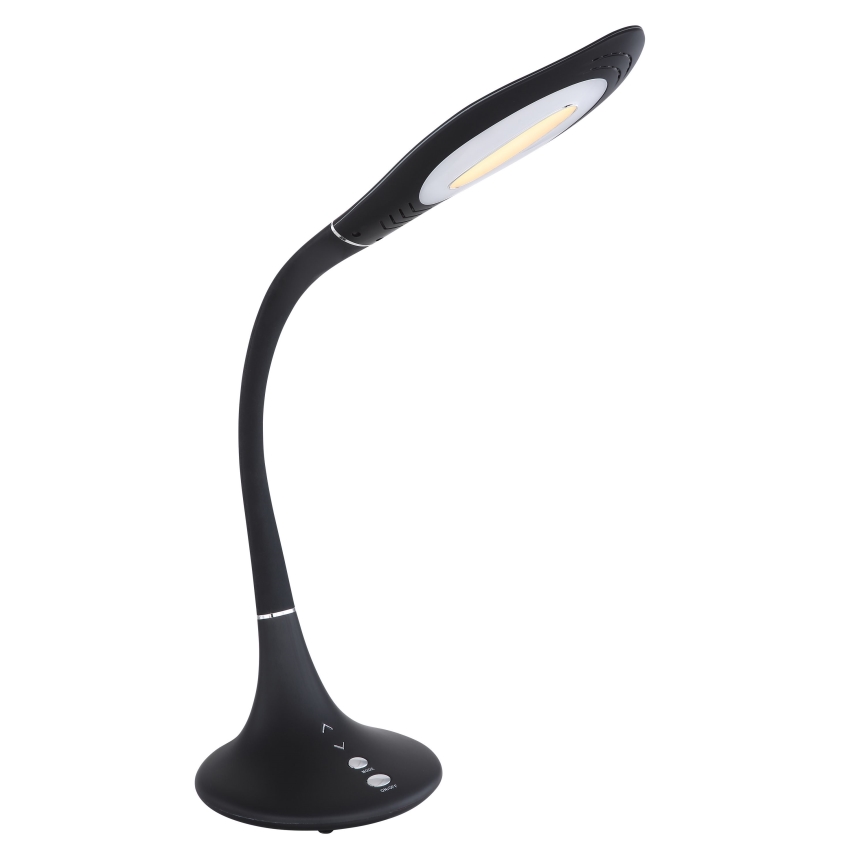 Globo - LED hämardatav puutekontrolliga painduv laualamp LED/9W/230V 3000/4000/6500K must