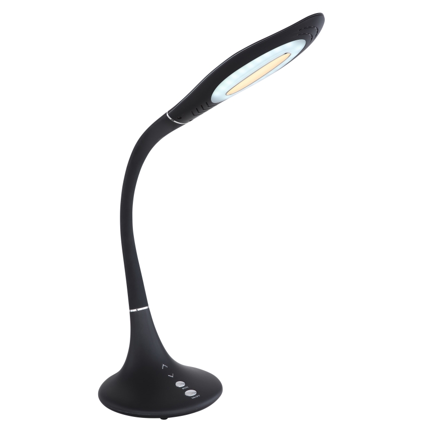 Globo - LED Hämardatav puutetundlik paindlik laualamp LED/9W/230V 3000/4500/6500K must