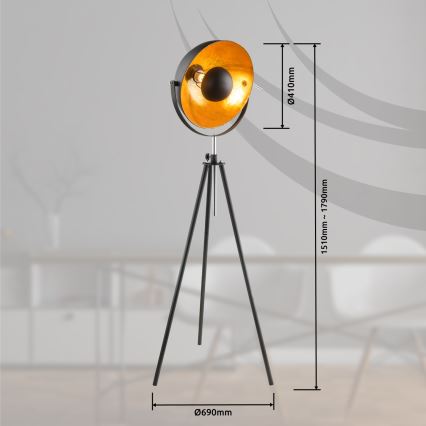 Globo - Põrandalamp 1xE27/60W/230V