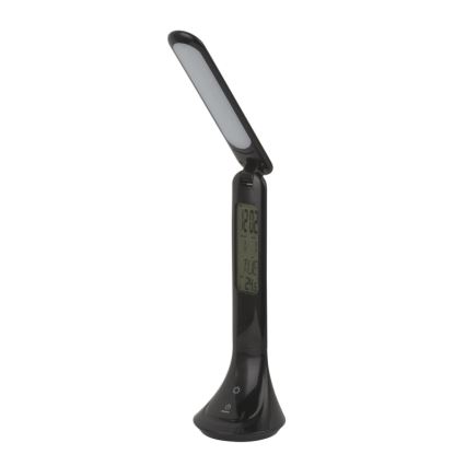 Globo - LED Hämardatav laetav laualamp ekraaniga LED/4W/230V 2200 mAh must