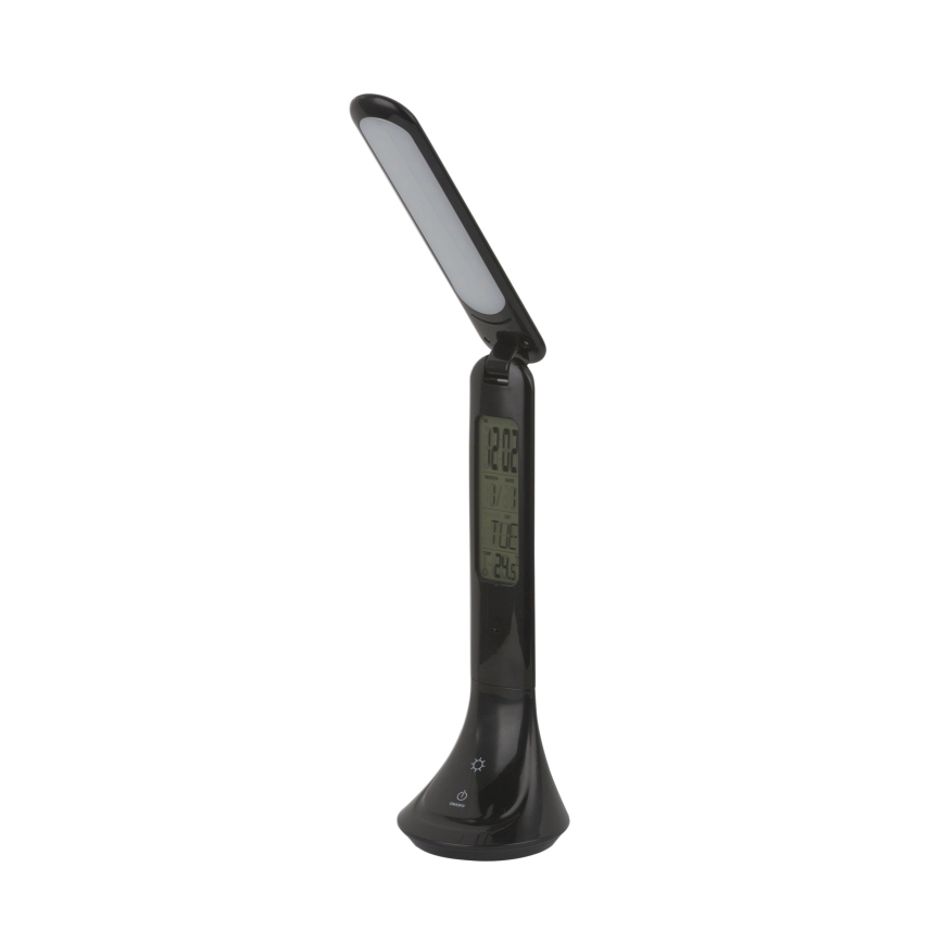 Globo - LED Hämardatav laetav laualamp ekraaniga LED/4W/230V 2200 mAh must