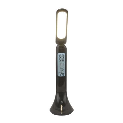 Globo - LED Hämardatav laetav laualamp ekraaniga LED/4W/230V 2200 mAh must