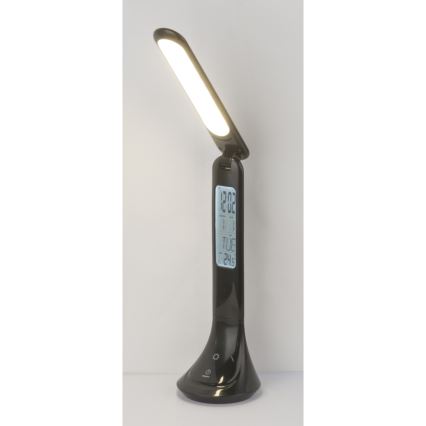 Globo - LED Hämardatav laetav laualamp ekraaniga LED/4W/230V 2200 mAh must