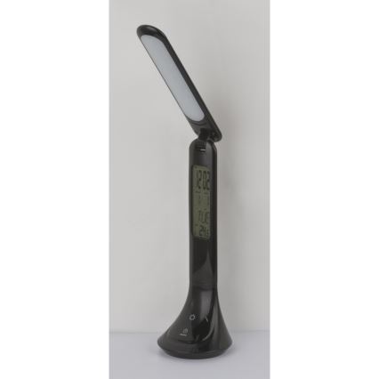 Globo - LED Hämardatav laetav laualamp ekraaniga LED/4W/230V 2200 mAh must