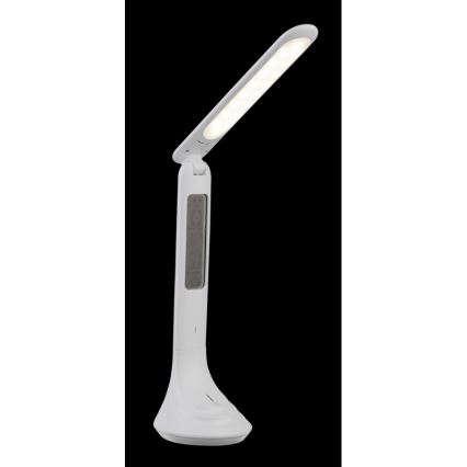 Globo - LED hämardatav laetav lauavalgusti ekraaniga LED/4W/230V 2200 mAh valge
