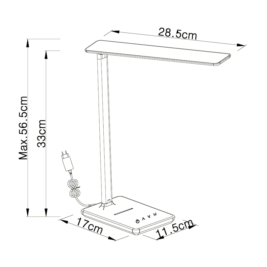 Globo - Hämardatav LED laualamp LED/5W/230V