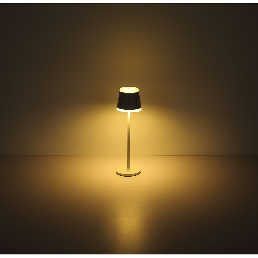 Globo - LED Hämardatav laetav puutetundlik laualamp LED/4,6W/230V 1800 mAh USB IP54 valge