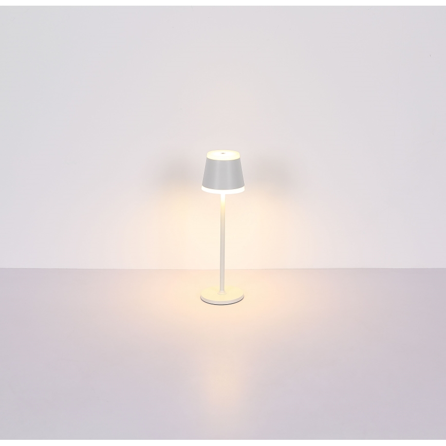 Globo - LED Hämardatav laetav puutetundlik laualamp LED/4,6W/230V 1800 mAh USB IP54 valge