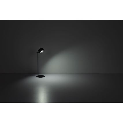 Globo - LED Hämardatav puutetundlik laualamp 4-ühes LED/4W/5V 3000/4000/5000K 1200 mAh must