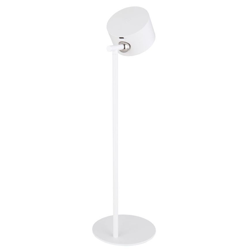 Globo - LED Hämardatav puutetundlik laualamp 4-ühes LED/4W/5V 3000/4000/5000K 1200 mAh valge