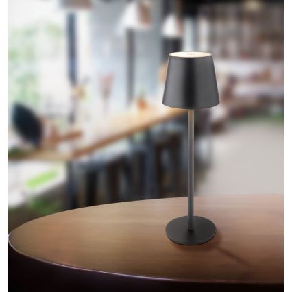 Globo - LED Hämardatav puutetundlik väli lamp LED/3W/3,7V IP44 1800mAh + USB must