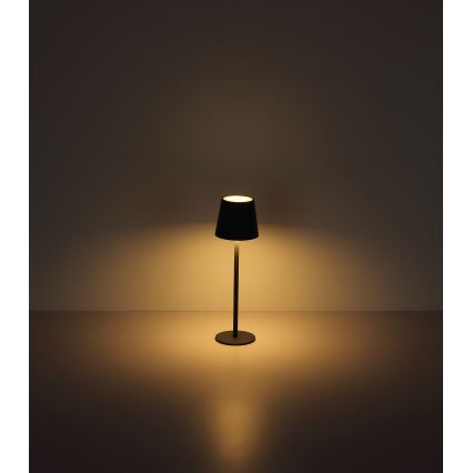 Globo - LED Hämardatav puutetundlik väli lamp LED/3W/3,7V IP44 1800mAh + USB must