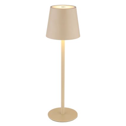Globo - LED Hämardatav puutetundlik väli lamp LED/3W/3,7V IP44 1800 mAh USB beež