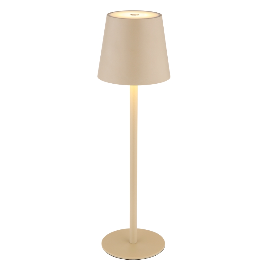 Globo - LED Hämardatav puutetundlik väli lamp LED/3W/3,7V IP44 1800 mAh USB beež