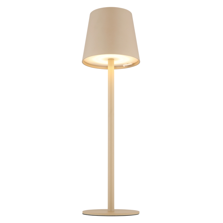 Globo - LED Hämardatav puutetundlik väli lamp LED/3W/3,7V IP44 1800 mAh USB beež