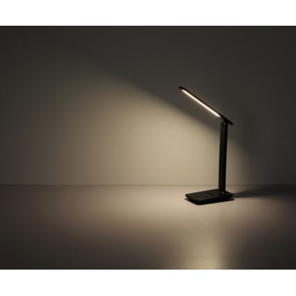 Globo - LED Puutetundlik hämardatav laetav laualamp LED/5W/5V 2700/4000/6500K 1800 mAh must