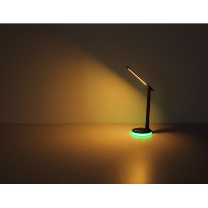 Globo - LED RGBW Hämardatav puutetundlik laualamp LED/5W/230V + LED/2W 2700K/4000K/6500K valge