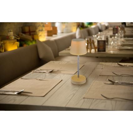 Globo - LED hämardatav puutetundlik laetav laualamp LED/1,2W/3V 1200 mAh