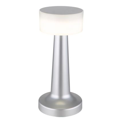 Globo - LED Hämardatav puutetundlik laualamp LED/1W/3,7V 2700K/4000K/6500K 800 mAh USB matt kroom