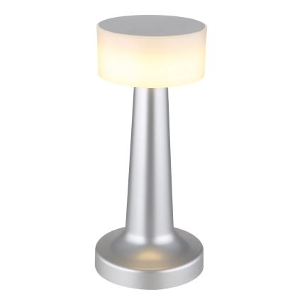 Globo - LED Hämardatav puutetundlik laualamp LED/1W/3,7V 2700K/4000K/6500K 800 mAh USB matt kroom