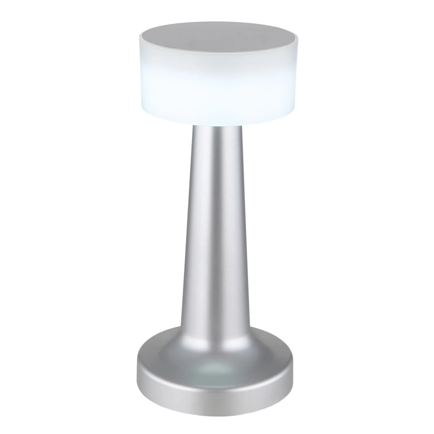 Globo - LED Hämardatav puutetundlik laualamp LED/1W/3,7V 2700K/4000K/6500K 800 mAh USB matt kroom